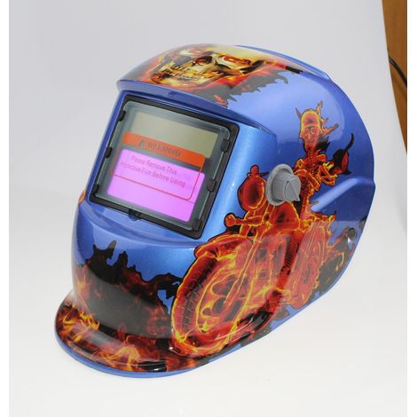 ZOLGINAH Casque de Soudure Automatique - Masque de Soudure avec 2 Capteurs de filtre à ombre réglables DIN9-13 pour le soudage à l'arc de MIG TIG MAG [Classe énergétique A+++] (1/5)