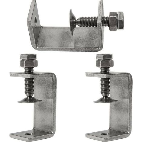 Lot de 3 serre-joints en C 47 mm — acier inoxydable 304, robustes et compacts (1/5)