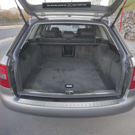 Protection seuil de Pare-Chocs arriére pour Audi A6 Break 1997-2005 Brossé INOX (1/5)