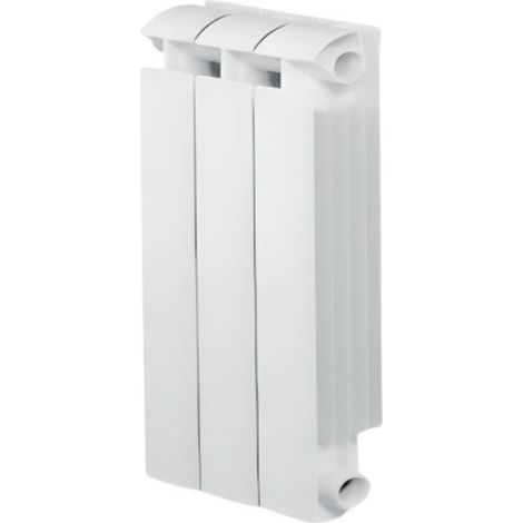 KLASS 600 bianco, riscaldatore centrale a 3 elementi in alluminio fuso, 396w