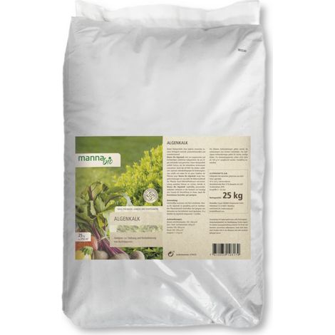 Chaux d’algues de Hauert Manna 25 kg Activateur de sol Améliorant de sol Protection du buis Écologique Bio