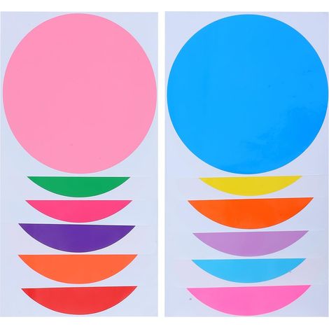 Ronds Effa ables Sec PVC 12 Couleurs Diam tre 30 CM Tableau (1/5)