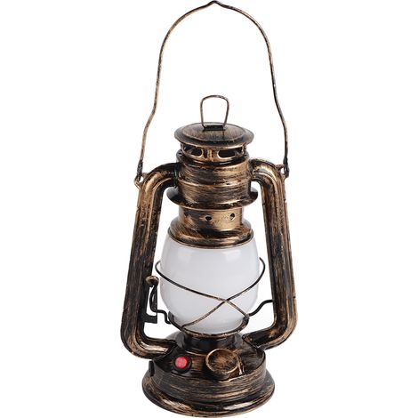 Lanterne Tempête Vintage Rechargeable à LED avec Variateur d'Intensité pour Intérieur et Extérieur (1/5)