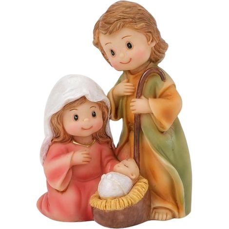 de la Sainte Famille Figurine de Nol pour bureau Scne en (1/5)
