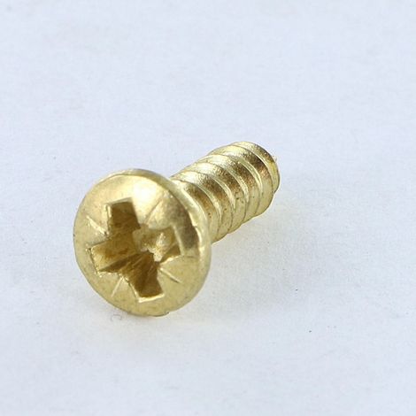 Vis tôle Tête fraisée bombée TFB Pozi 4.2X30 Acier laitonne-1 pièce
