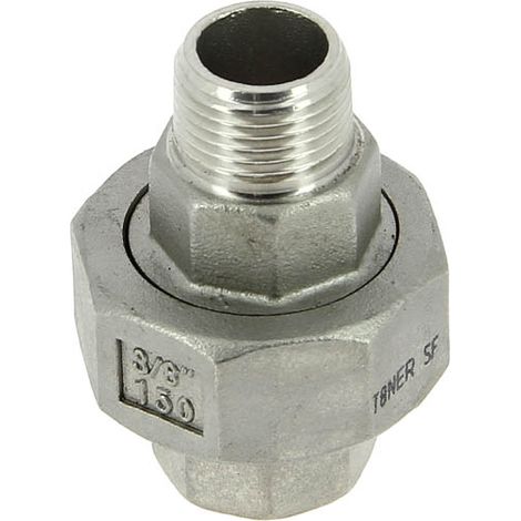 Raccord union inox Mâle Femelle 3/8