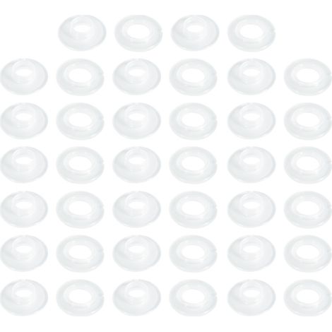 Œillets à Frapper - Pour fixation bâche couverture de piscine - Plastique - Lot de 20 pièces - POOLCO (1/2)