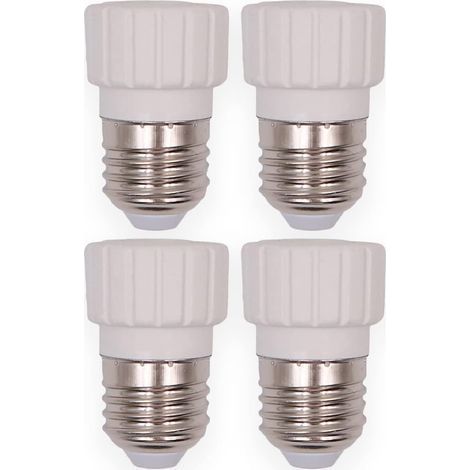 4PCS E27 vers GU10 Convertisseur de Douille Adaptateur de Douille de Base de Lampe pour Ampoules LED (1/5)
