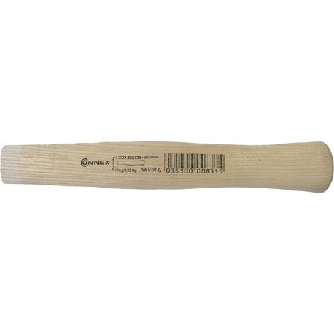Connex Ersatzstiel für Fäustel COX850128 260 mm für 1000/1250 g Ersatzstiele für Hämmer