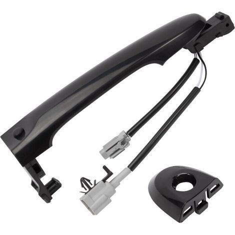 Türgriff außen links vorne, Fahrerseite, passend für Nissan Juke F15 (2010–2022), Schwarz, Teilenummer: 80644-1FA5A, 80644-3WC2A, 80640-3WC2A (1/3)