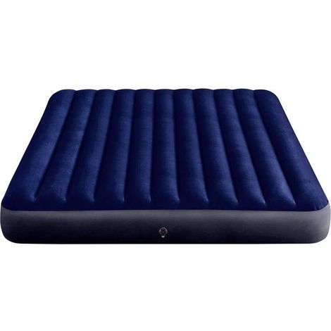 Intex – Matelas gonflable king 64755 – DuraBeam Classic – Dimensions 203 x 183 x 25 cm – Charge max 273 kg – Pliable et compact