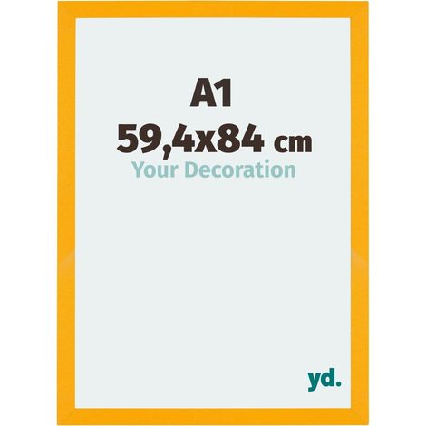 Cadre Puzzle A1 - 59.4x84 cm - Jaune - MDF - Mura. (1/5)