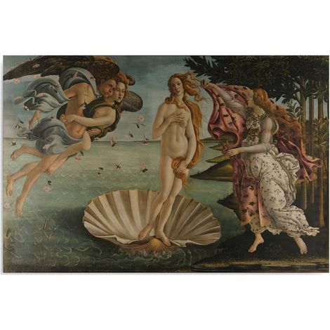 Tableau décoratif REPRODUCTION Naissance de Vénus-S.Botticelli 100x70 (1/5)