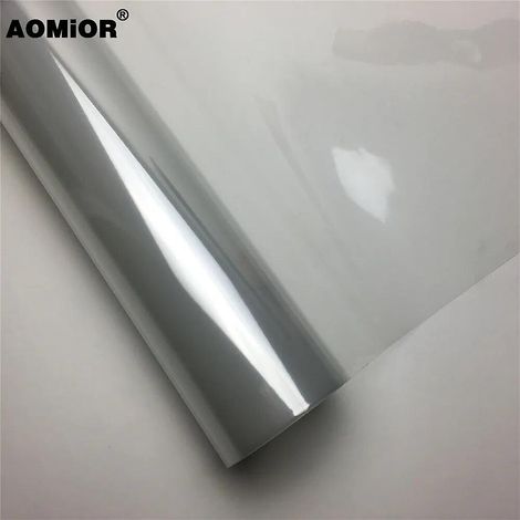 Film vinyle de protection transparent brillant PPF 3 couches pour peinture de véhicules, motos, ordinateurs portables, skateboards (152 x 20 cm)