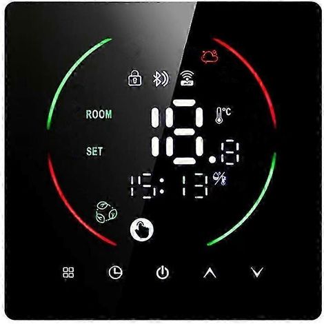 Thermostat intelligent pour maison, Wi-Fi, thermostat de chauffage au sol, compatible avec le contrôle de température des radiateurs électriques (fdq) (1/5)