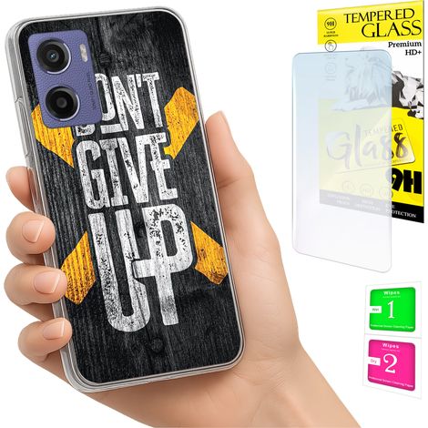 Funda para Motorola Moto E15 / Moto G05 con cubierta trasera y cristal 9H. (1/5)
