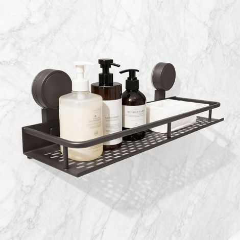 Etagere Douche à ventouses Aluminium Etagère Ventouse Douche Sans Perçage (1/5)