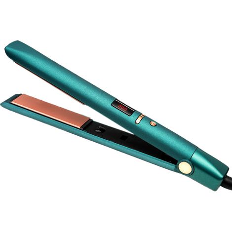Lisseur 2 en 1, lisseur et boucleur pour toutes les coiffures, vert (1/5)