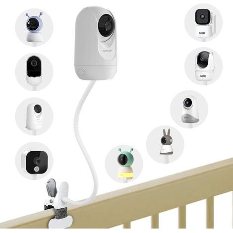 Universal Baby Monitor Mount, Flexible Attachment, 1/4 Inch Thread, Compatible with Momcozy GHB Boifun, For Children's Room (1/5)