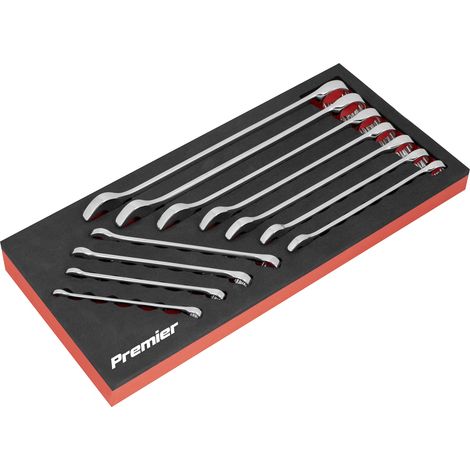 Sealey Combination Spanner Set 11pc Imperial AK630AF
