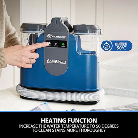 Vacmaster SCC1201H 500W Erhitzt Waschsauger Teppichreiniger Polsterreiniger Gerät für Teppich Waschsauger für Polster & Auto Flecken Sofa Reinigungsgerät