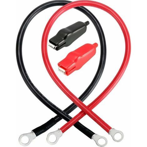 4 x Battery Connection 20 A Plug, 20 A 600 V Quick Connect Battery Connector Quick Connection Plug for Winch or Trailer, Car, High Current Connector (Grey, Red) (1/5)