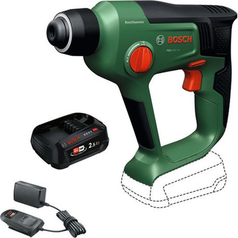 Bosch Akku-Bohrhammer mit SDS plus PBH18V-14 / 2x Akku GBA 18V 5.0Ah - 06039E6003 (1/5)