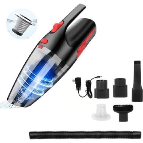 Aspirateur à Main Sans Fil Rechargeable 2400mAh - ALOVEZ - Pour Ménage Voiture Animaux Canapé (1/4)