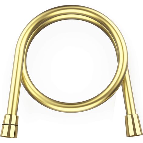 Tubo flessibile per doccia in PVC 80 cm colore oro