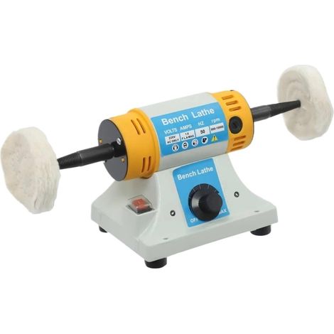 Machine de Polissage de Bijoux d'établi à Double meuleuse 320W 10000tr/min avec 2 disques en Tissu (1/5)