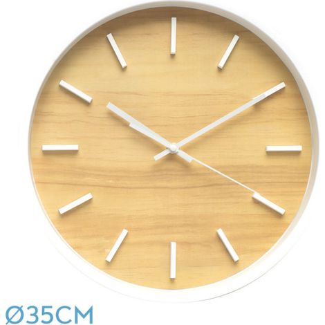 Reloj De Pared Mesoma Blanco-haya 35d Mov.continuo (1/3)