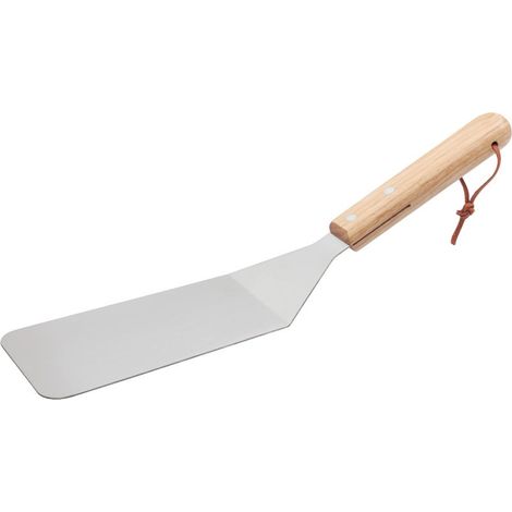 Wender Strend Pro Grill, zum Grillen und Braten, mit Holzgriff, Edelstahl, 34 cm (1/2)
