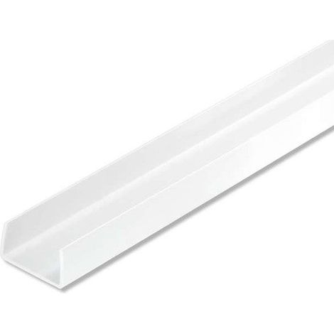U Rectangulaire Pvc Mat, L.1 M X L.2.1 Cm X H.1 Cm