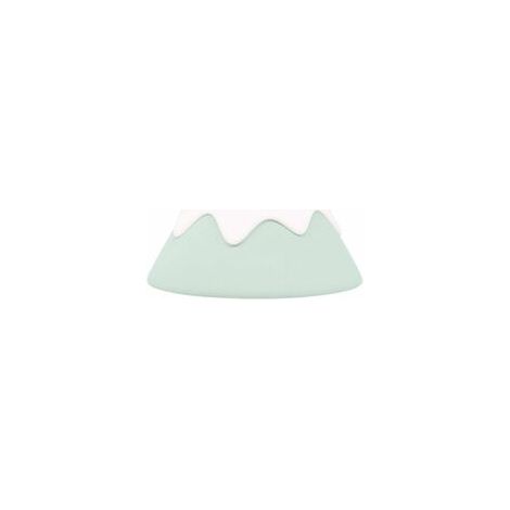 EASYCOMFORT Lampe De Montagne De Neige Led Veilleuse En Silicone Tactile Avec Lampe -Vert Menthe (1/2)