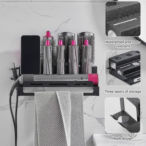 Étagère de rangement à trois niveaux, idéale pour l'organisation de la salle de bain, 26 pièces par paquet. (1/4)