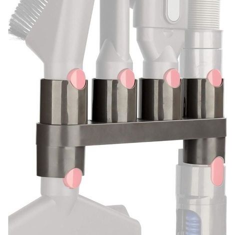 Support Mural Accessoires Porte-Accessoires pour Dyson,Organisateur d'accessoires pour l'aspirateur Dyson V15 V12 V11 V10 V8 V7, Compatible avec Toutes Les pièces, y Compris la tête de Brosse moto (1/4)