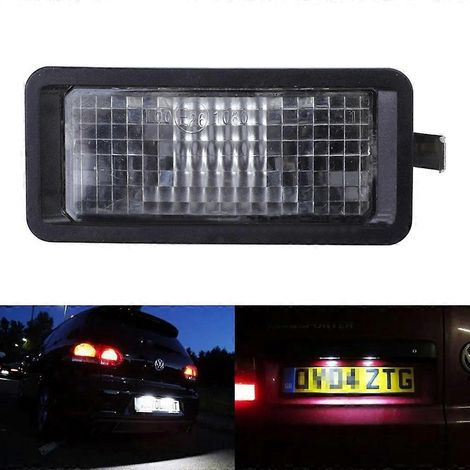 Éclairage de plaque d'immatriculation à LED, feu de recul grand angle pour 1S0943021 (1/4)