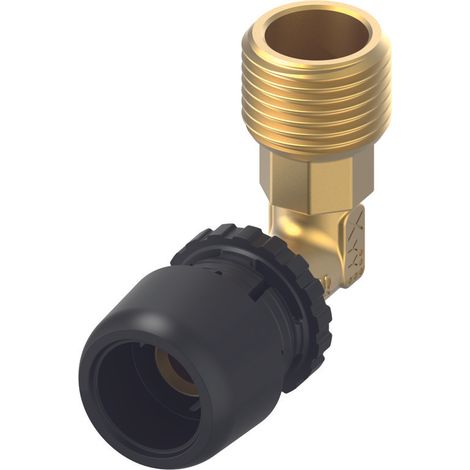 TECElogo Ax nipple de transition coudé, bronze au silicium,