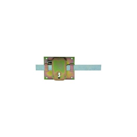 ILARGI cerradura 94-6 bicromatada , Cerradura de sobreponer Nº 94 rústicaTamaño 6 pulgadasPalanca larga1 llave de borjaAcabado bicromatadoNo tiene mano. (1/4)