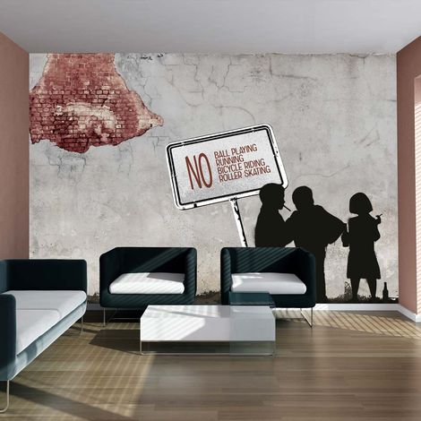 Fotomurale - NO ball playing... - 200x140 (1/4)