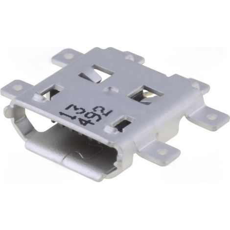 Connecteur Microusb femelle B pour circuit imprimé 5 broches horizontal Mx-47491-0001