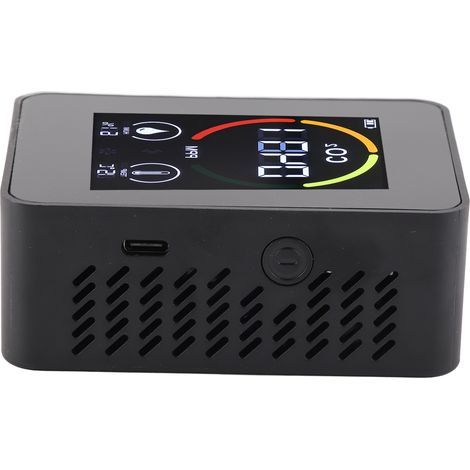 Détecteur CO2 Professionnel avec Affichage Température et Humidité - Capteur Qualité Air Intérieur H8 Plus (1/5)