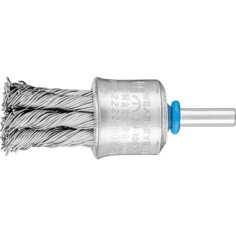 PFERD TOOLS Pinselbürste mit Kunststoffschutz gezopft PBG Ø23 mm Schaft-Ø6 mm Edelstahl-Draht-Ø0,60 10 Stk (1/5)