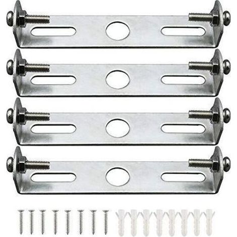 4 Pièces Support de Fixation Plafonnier Plaque de Suspension pour Plafonnier 100mm Support de Plaque de Plafonnier pour Plafonnier de Bureau à Domicile (1/5)