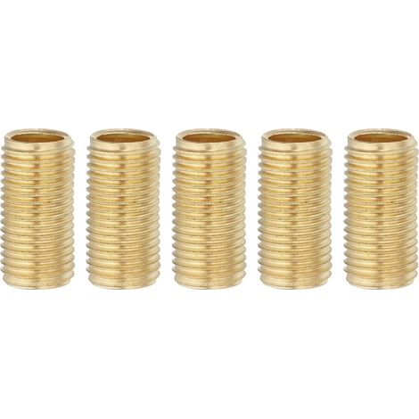 5 Pcs 1/4IP Filetage Standard Laiton Tube Lampe 25mm 1" Longueur (1/5)