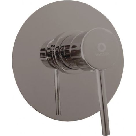 Mitigeur douche encastrable SEINA en laiton métal gris brossé 15 cm (1/2)