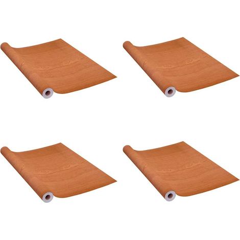Maison Exclusive - Láminas autoadhesivas puertas 4 uds PVC roble (1/5)