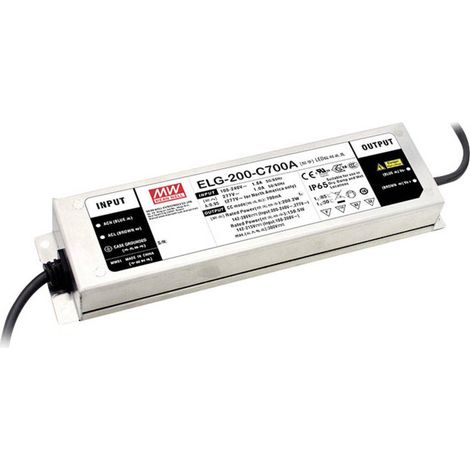MEAN WELL ELG-200-48-3Y Driver de LED à tension constante, à courant constant 199.68 W 4.16 A 48 V/DC montage sur des s