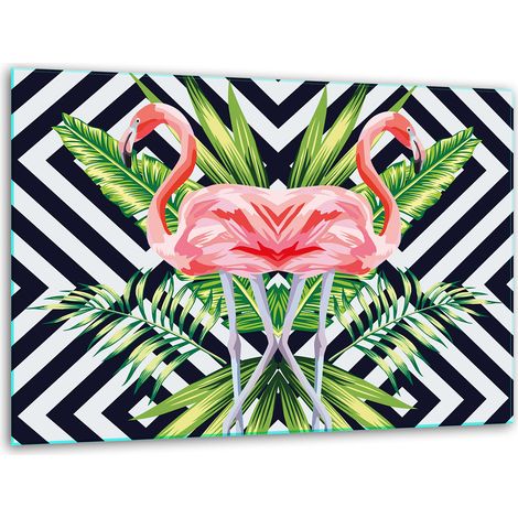 Schneidebrettständer aus Glas 40x30 Flamingo (1/5)