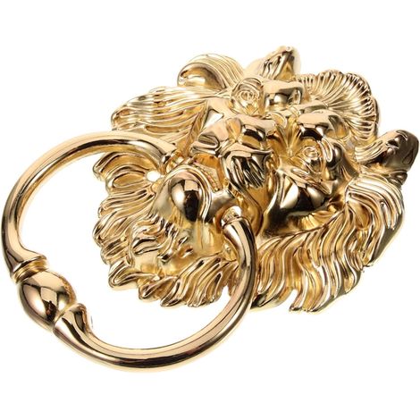 de porte tête de lion Tofficu heurtoir de porte en zinc